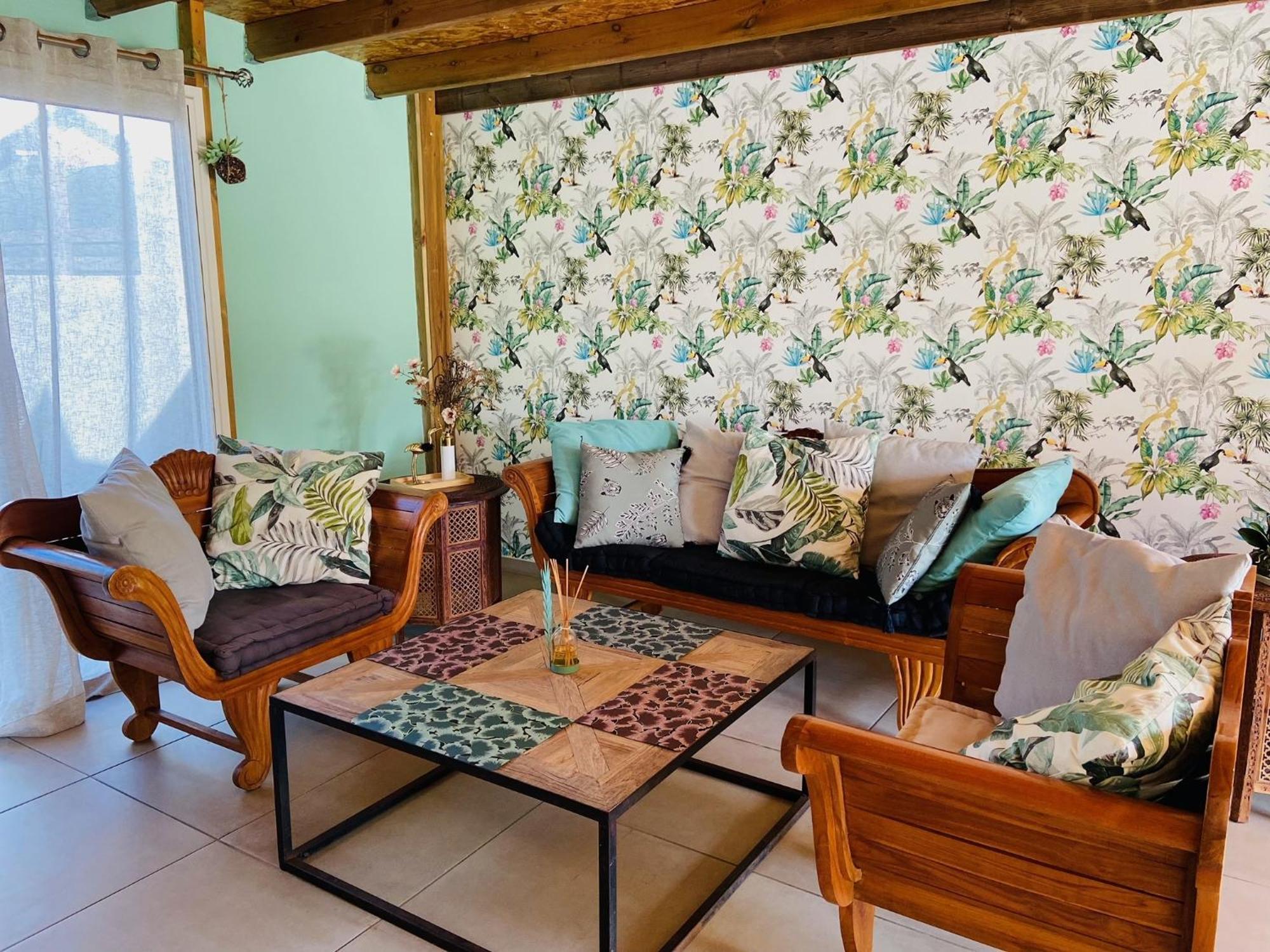 Le Nid Tropical, Piscine Chauffee Villa Étang-Salé les Bains Kamer foto